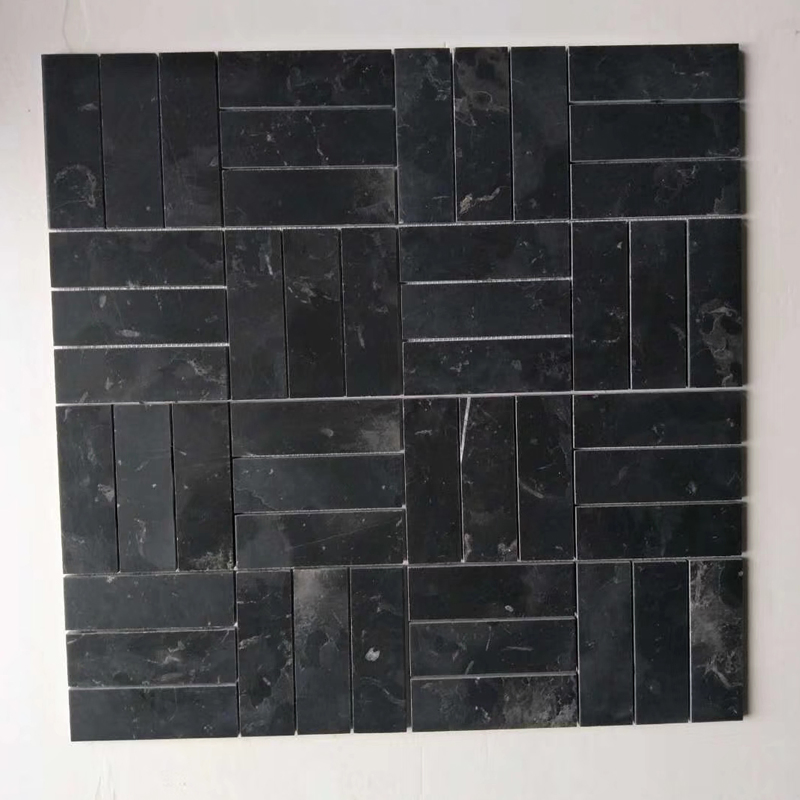 Elegant Midnight Blue Basalt Pavers with High Shine Finish