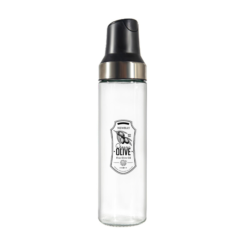 Durable 530ml Empty Glass Soy Sauce Bottle Perfect for Oils and Condiments Olive Oil and Vinegar Seasonings White Sugar for Sale