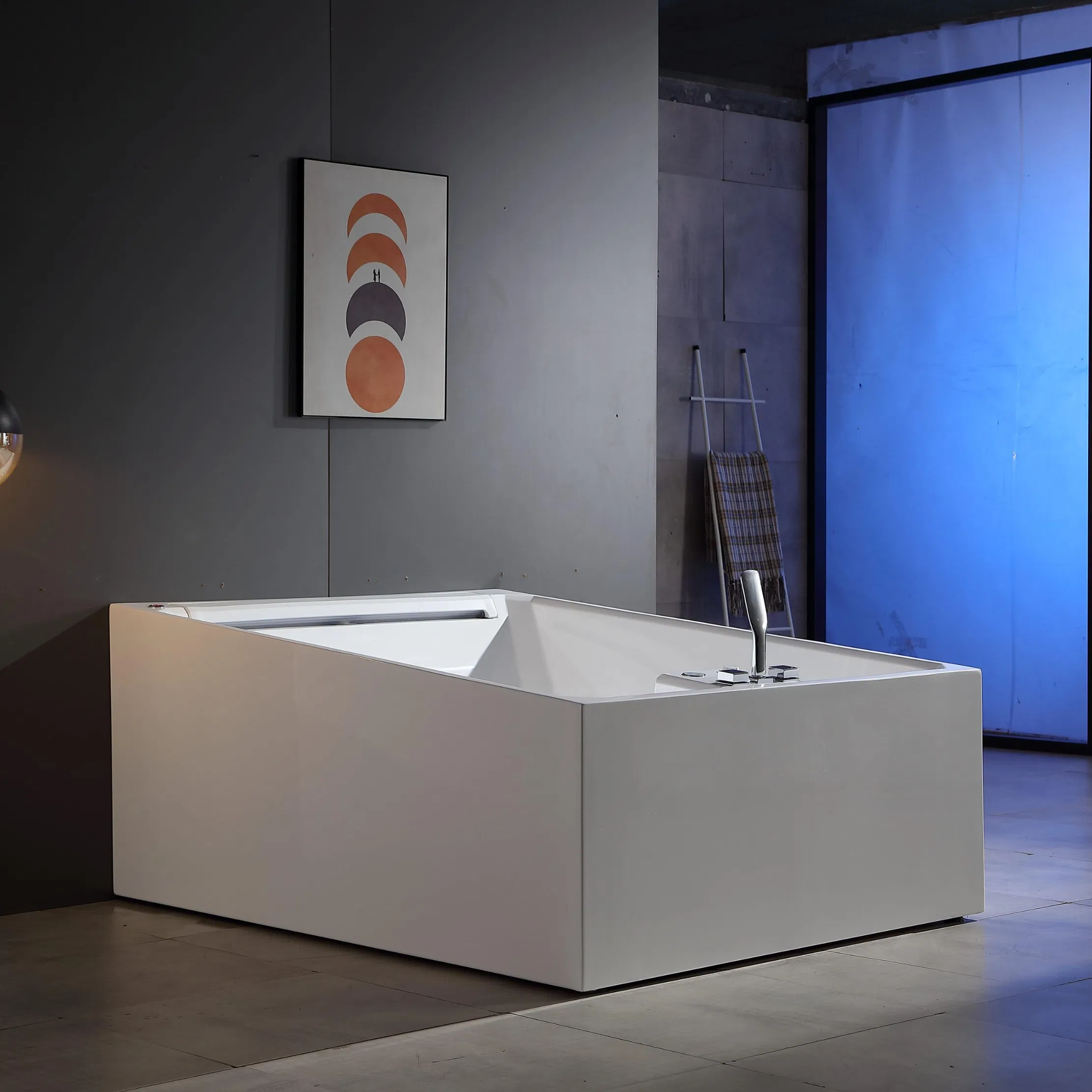 Modern Adult Massage Bathtub High-Quality Acrylic Freestanding 2-People SPA Jacuzzis Hot Tub