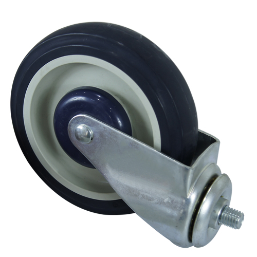 5 Inch PU Ball Bearing Wheel for Shopping Trolley Cart