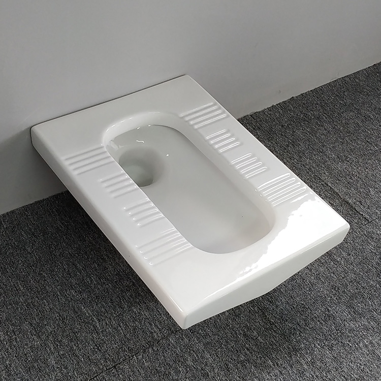 High Quality OEM Ceramic White Floor-Mounted Squatting Pan Wc Toilets