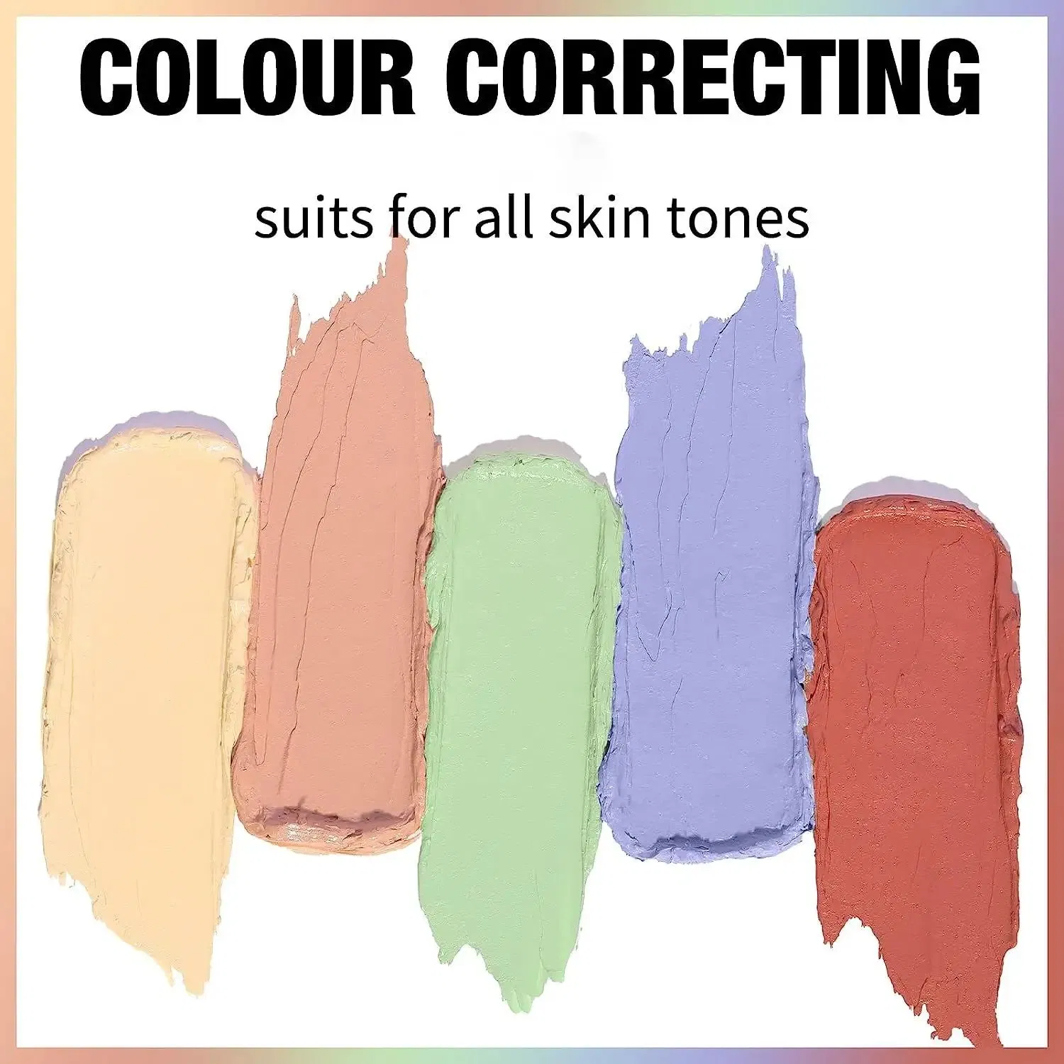 Full Coverage Concealer Under Eye Dark Circles Acne Blemishes 5 in 1 Concealer Palette Concealer Palette