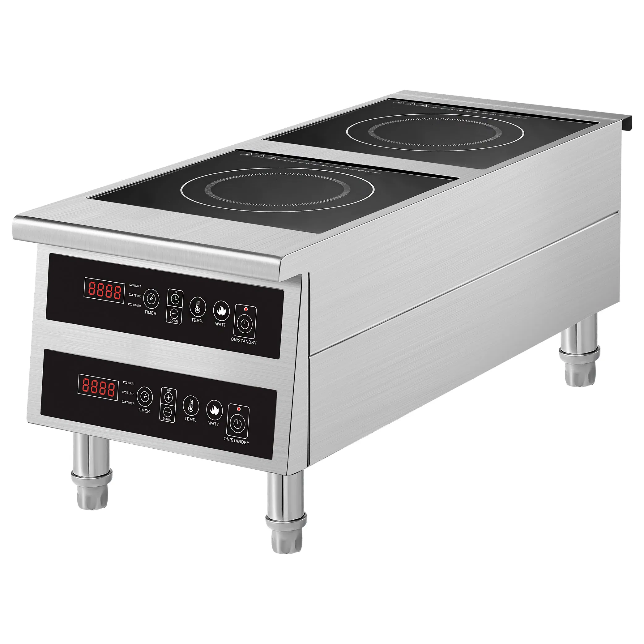 Hot selling high power 7000W double  commercial induction cooker