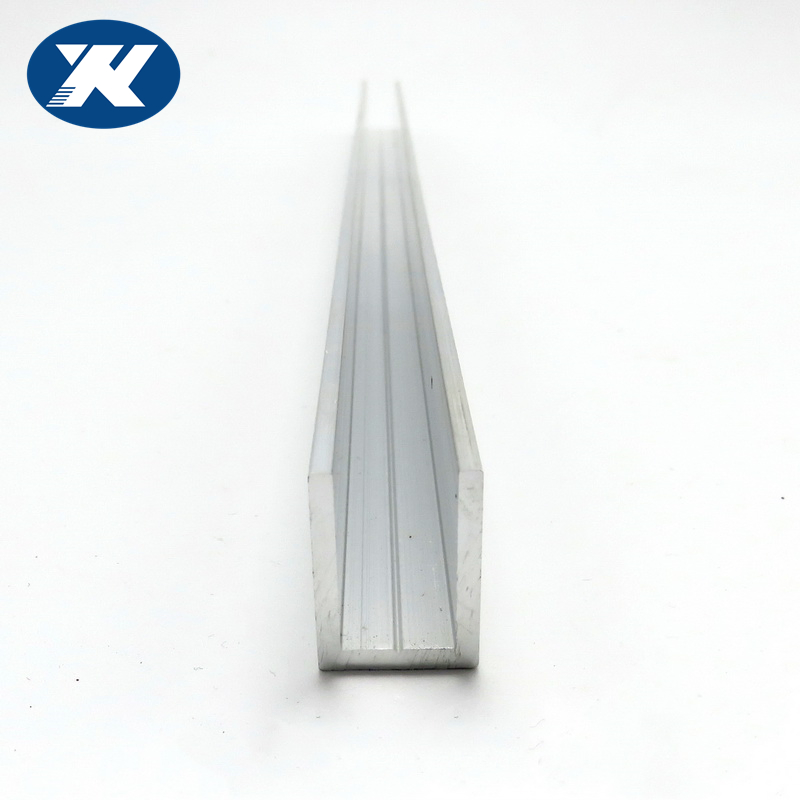Jiangmen Manufacturer U Chanel Aluminum Extrusion Profiles Glass Raling Clamp