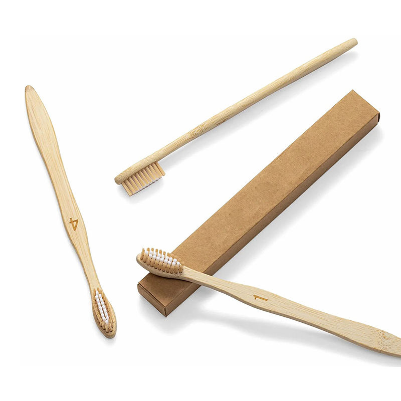 10 Packs of Biodegradable Eco-Friendly BPA-Free Soft Nylon Bamboo Toothbrush