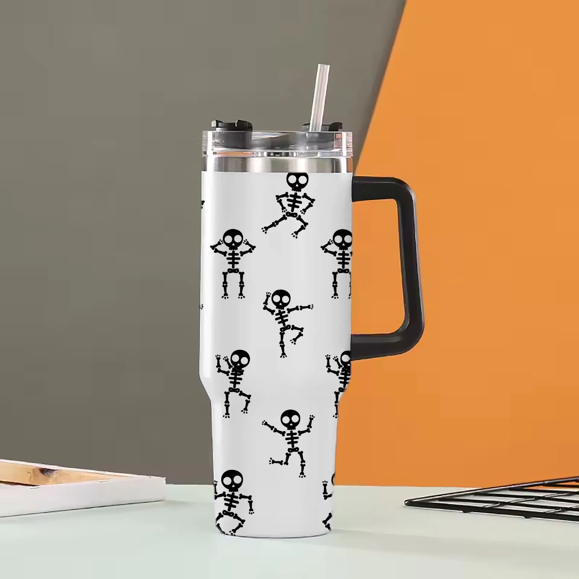 Wholesale Halloween 40oz Stainless Steel Tumbler Large Capacity Ice Cup Mug