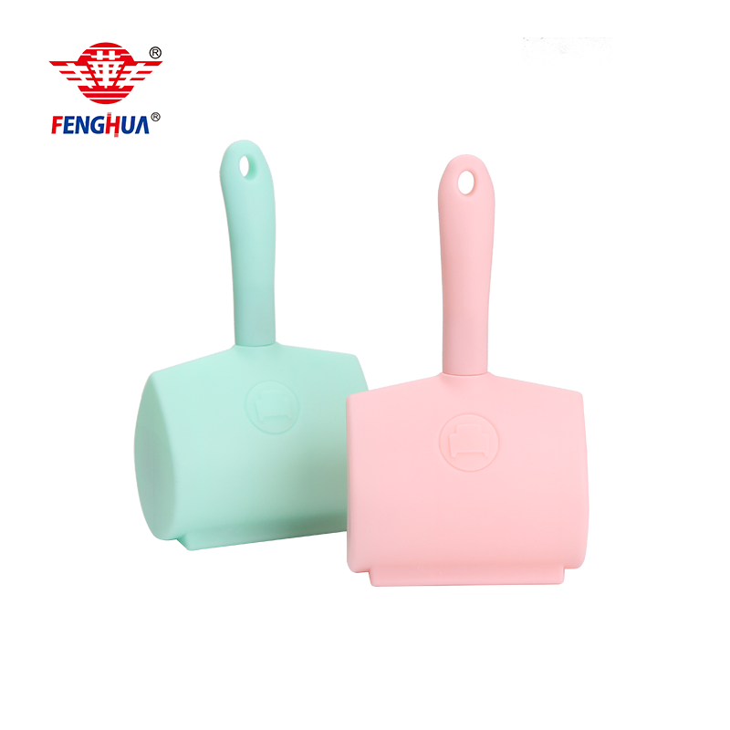 Diagonal Cut Tear Paper Dust Clothes Pet Hair Remover Cleaning Adhesive Sticky Lint Roller with Cover