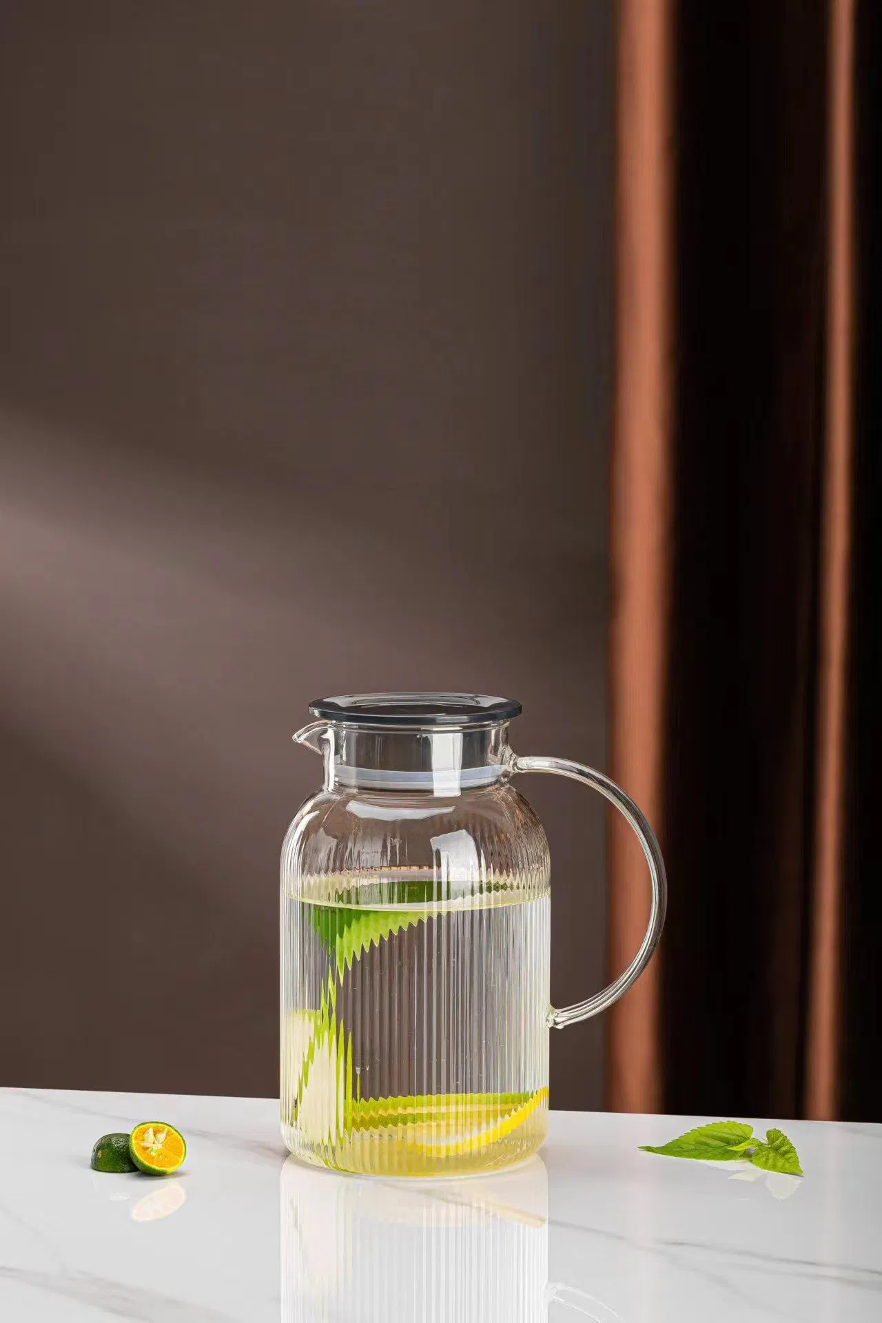 Набор чайника и кружек термостойкий, увеличенной емкости