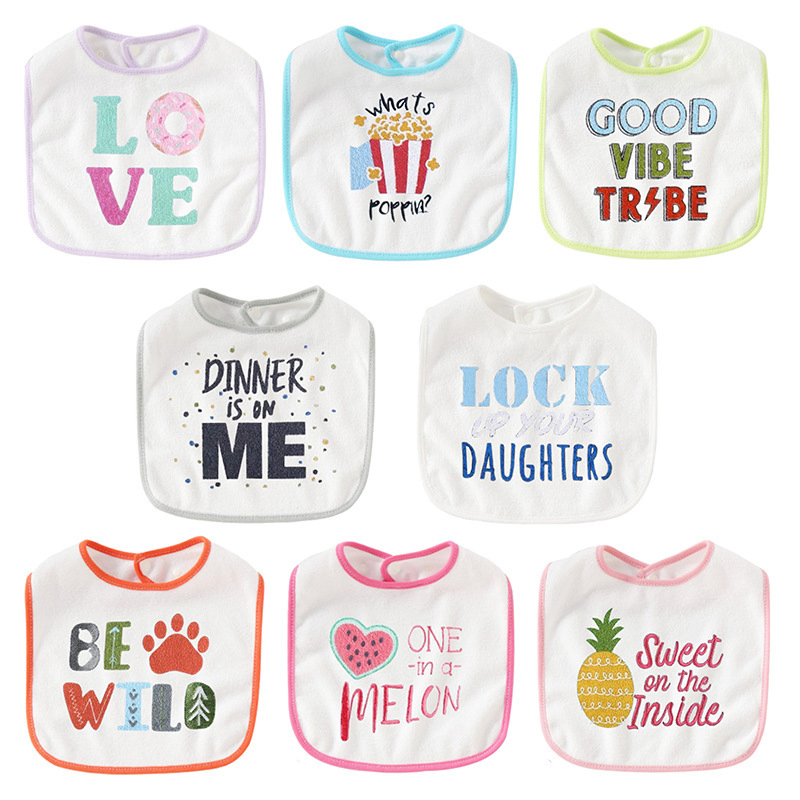 Soft Saliva Towel Absorbent Anti-Dirty Cloth Saliva Towel Anti-Spit Milk Baby Bib