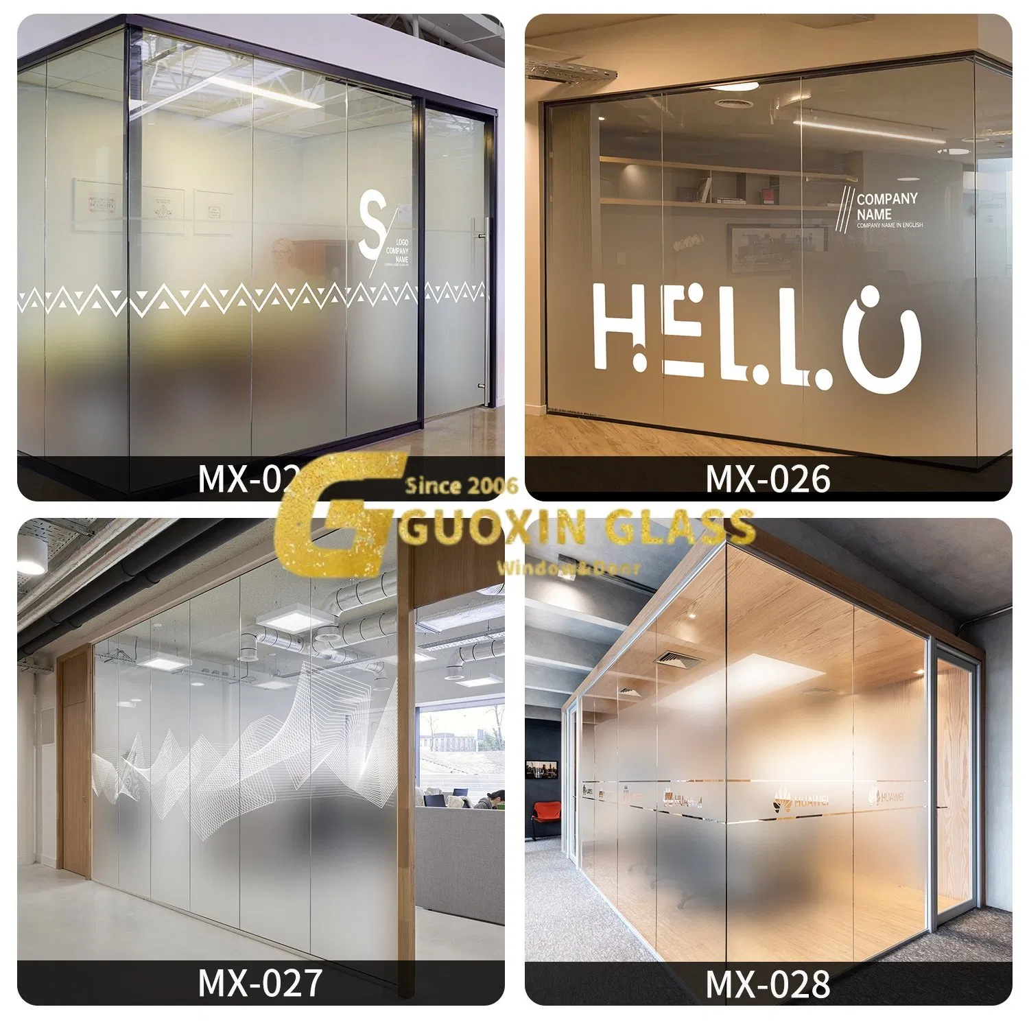 Good Service Customized 3D Film Frosted Window Glass Touch Switch Panel
