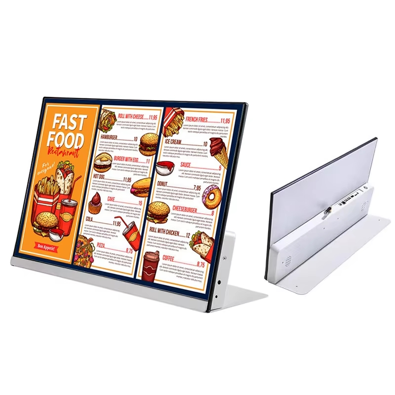 23.8 Inch LCD Display for Table Screen Advertising Menu Board
