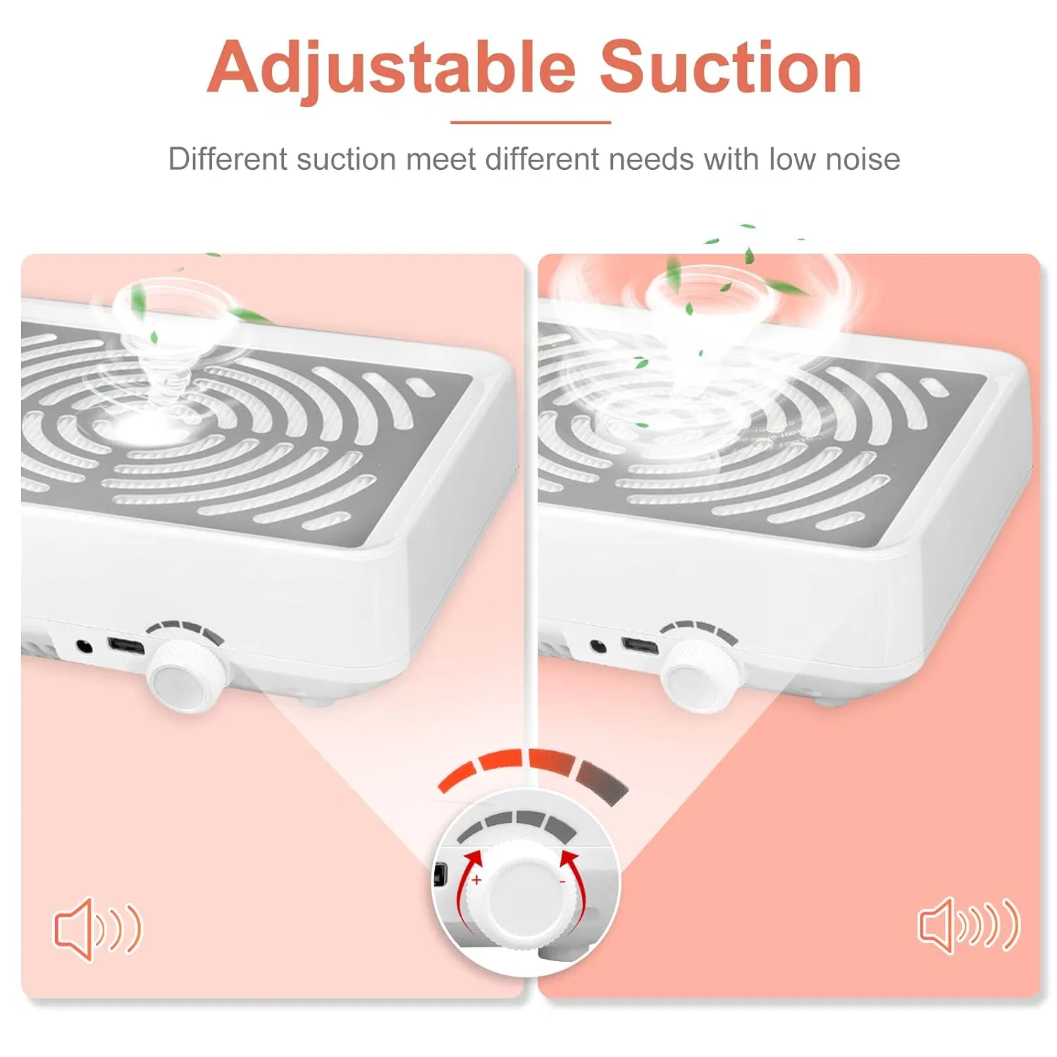 Factory Hot Sell 40W Nail Dust Collector Fan Vacuum Cleaner Machine