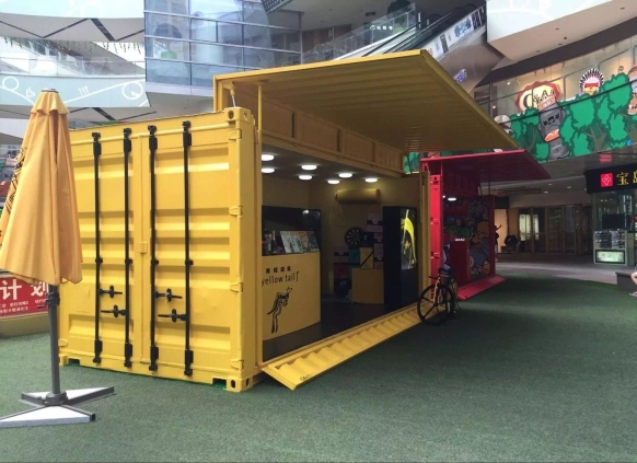 Custom Made Store Cafe Bar Movable Shipping Steel Structure Container Retail Store