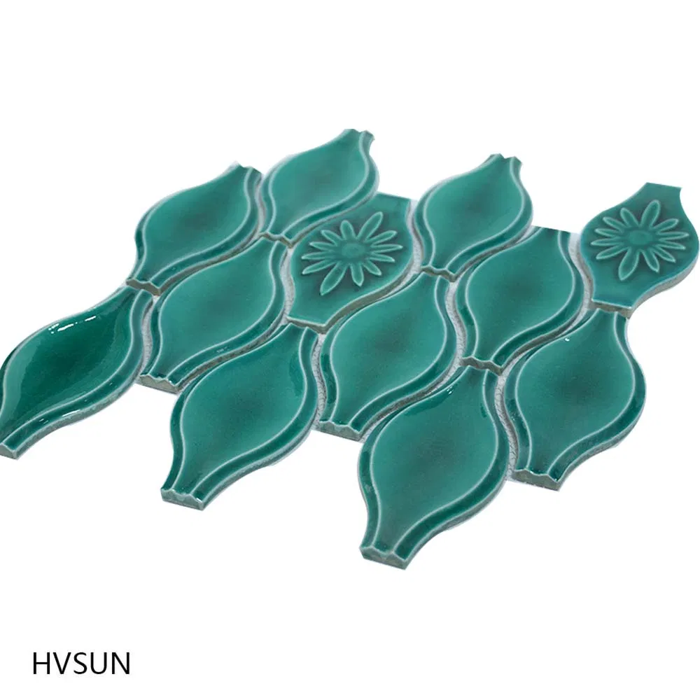 Glass Mosaic Tile for Bathroom Tiles Swimming Pool Home Decoration High Quality Durable UV Protected for Hotel Resort Commercial Projects