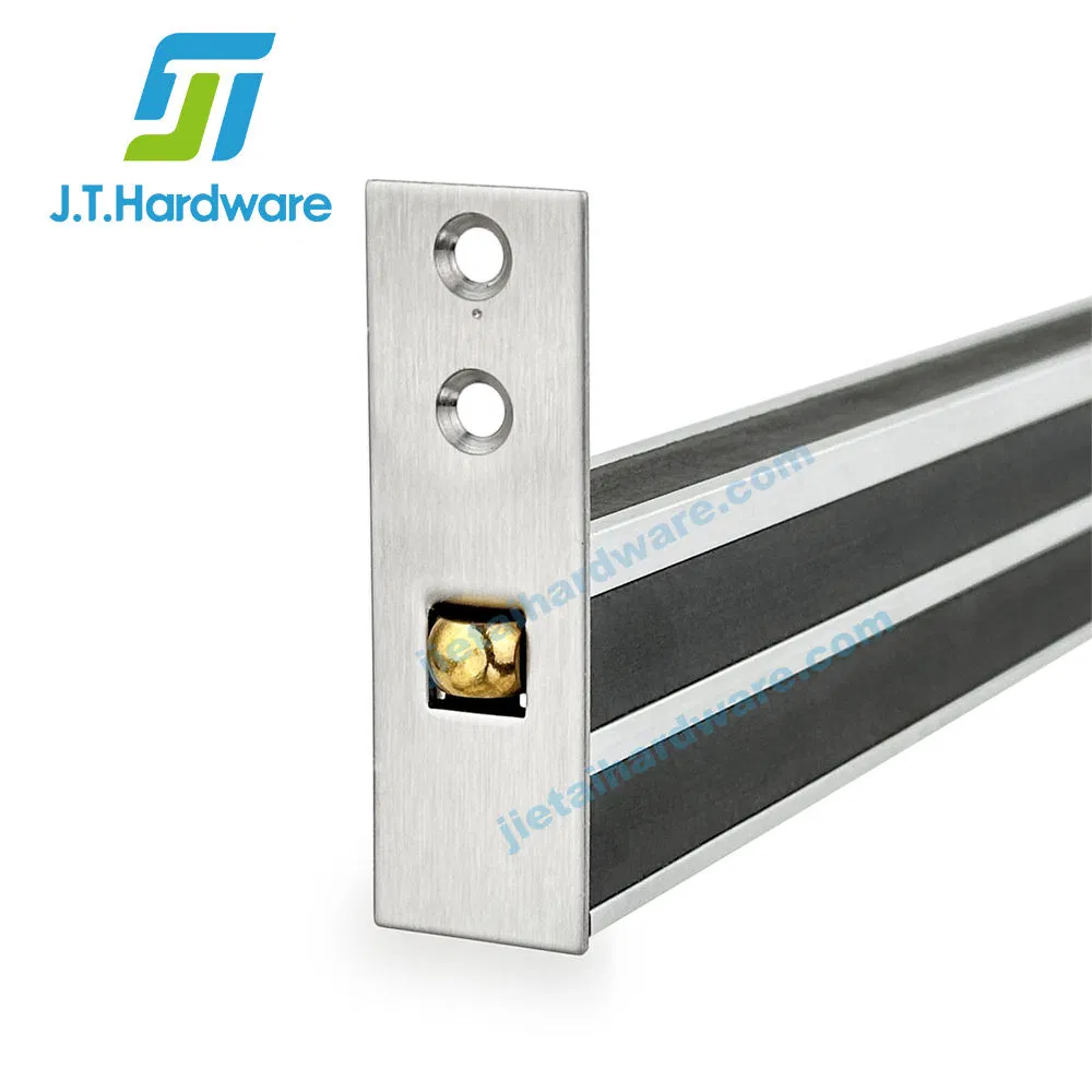 Aluminum Fireproof Drop Down Door Seal Sweep Concealed Automatic Door Bottom Seal