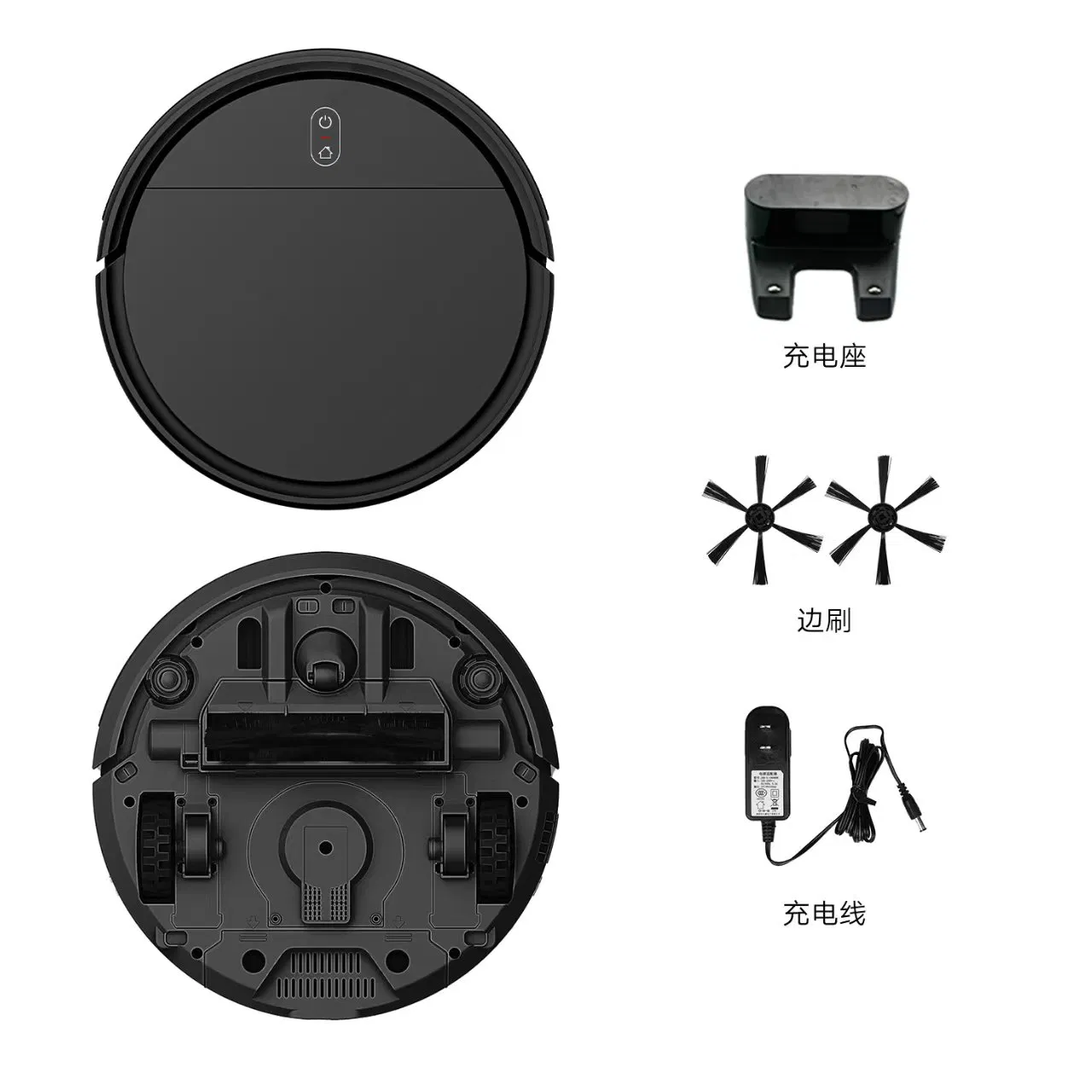 High Quality APP Remote Control Home Cleaning Random Navigation Smart Robotic Floor Sweeper Vacuum Cleaner