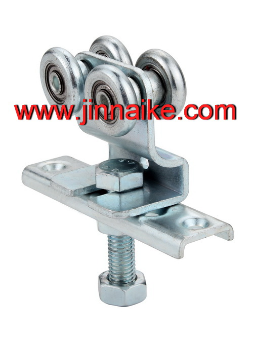 Hanging Door Roller (2 Rollers, Forge Center Plate)