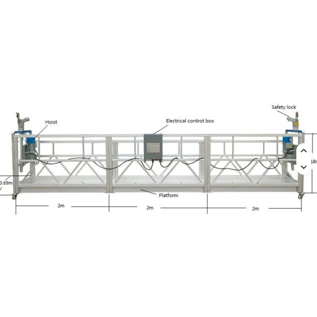 Industrial Design Steel Electrical Work Gondola Equipment Construction Scaffolding Suspended Platform