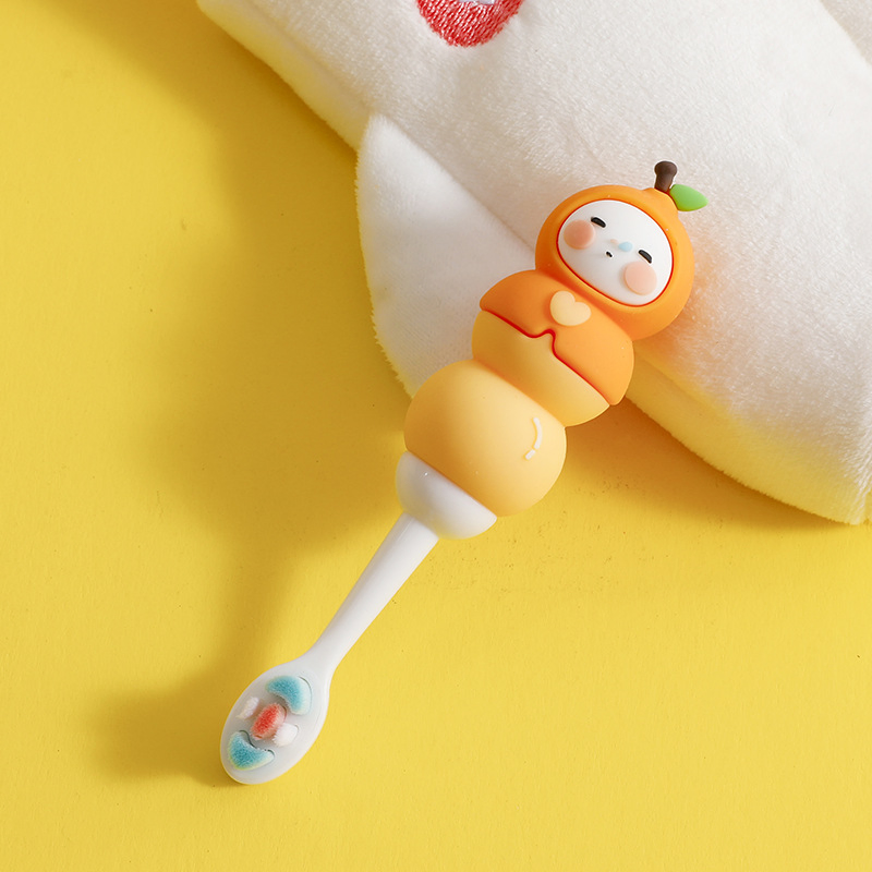 Toothbrush Baby 2-3-4-6 Years Old and Over Children Brush Their Teeth with Soft Bristles