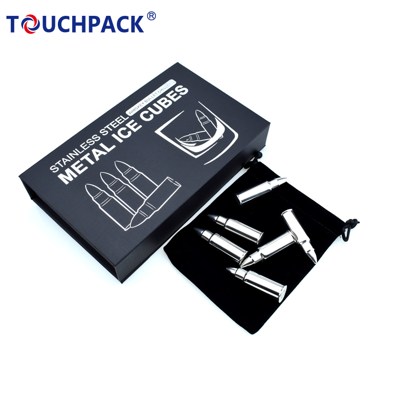 Bullet Shaped Whiskey Chilling Stones Gift Set Stainless Steel Ice Cube