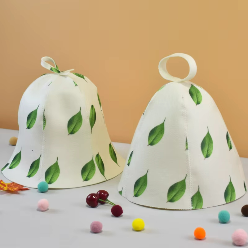 Handcraft Manufacturer Custom Top Quality Wool Patterns Bath and Sauna Hat