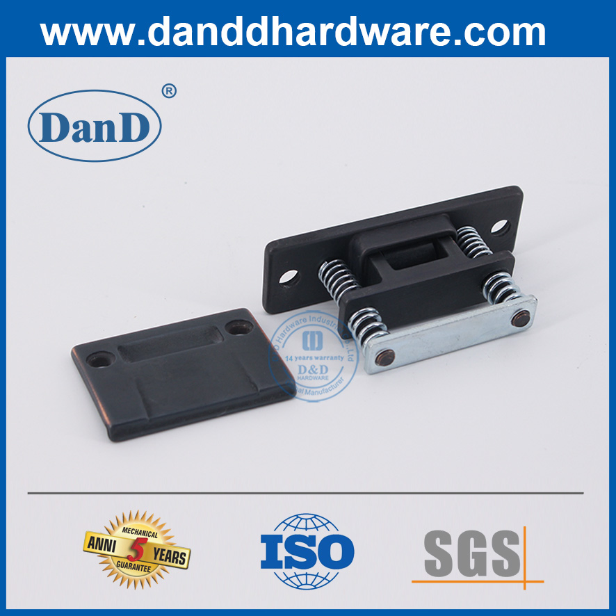 Stainless Steel Material Orb Finish Black Wooden Door Roller Catch for Hotel