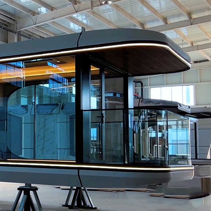 Modern Prefab Luxury Smart Eco-Friendly Steel Structure Villa – Modular Mobile Capsule House