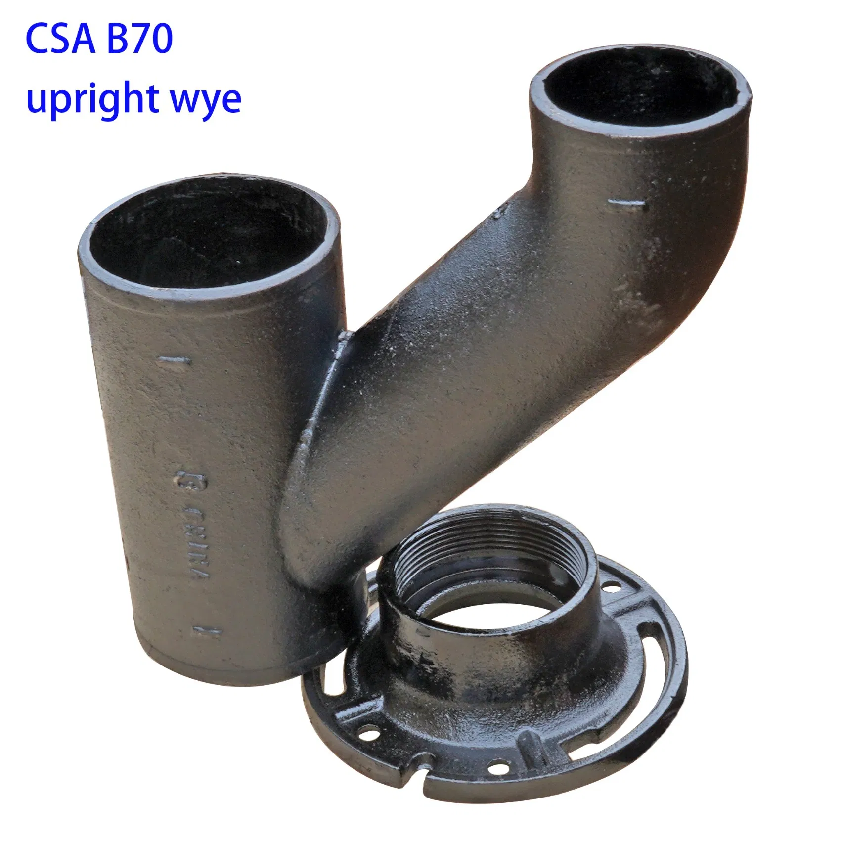 Canadian Standard CSA B70 Cast Iron Fitting Upright Wye