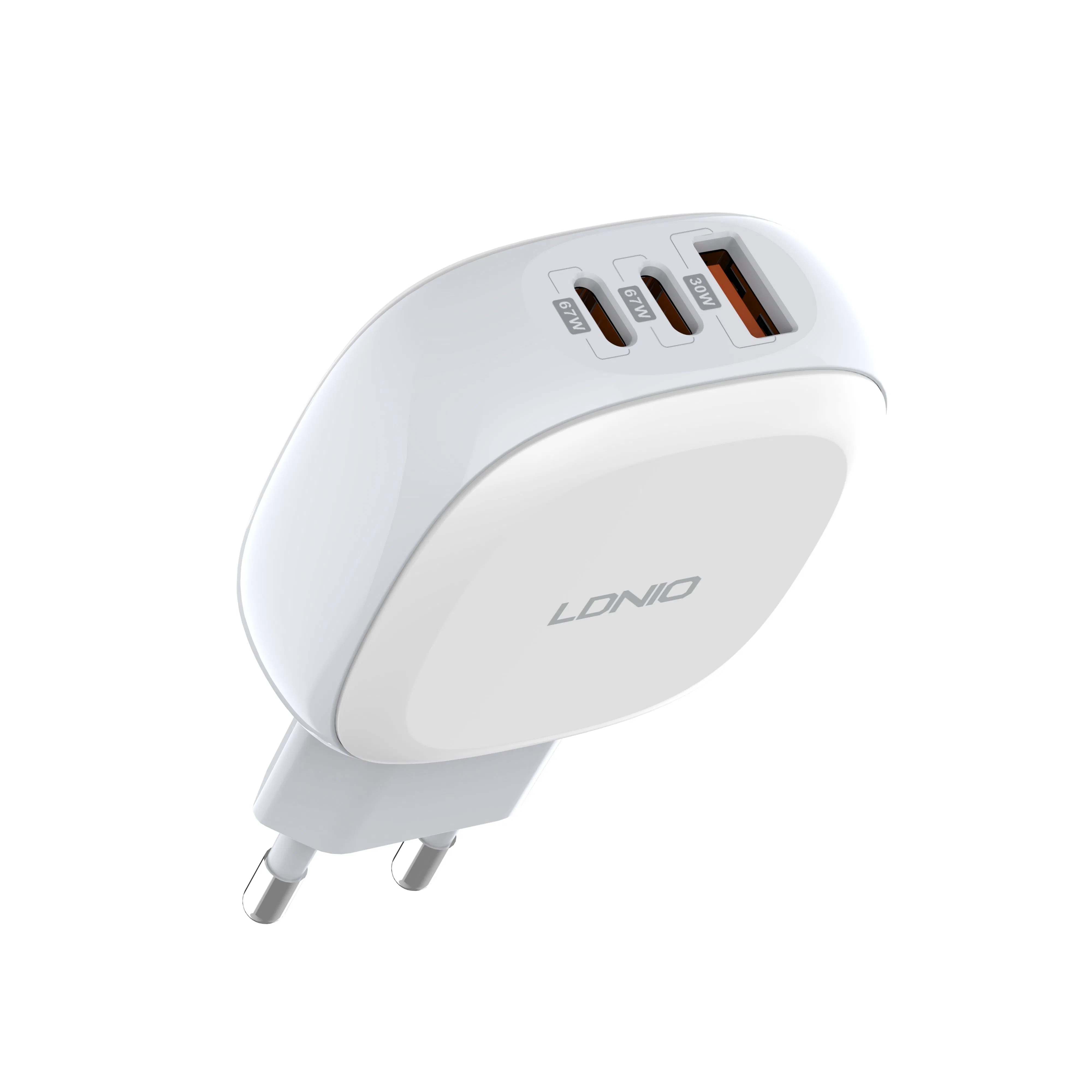 Ldnio Q3611 67W GaN Pd Type C Travel Wall Fast Adapter Mobile Phone Charger Cargador Tipoc Rapido PARA cellular 65W Fast Charger