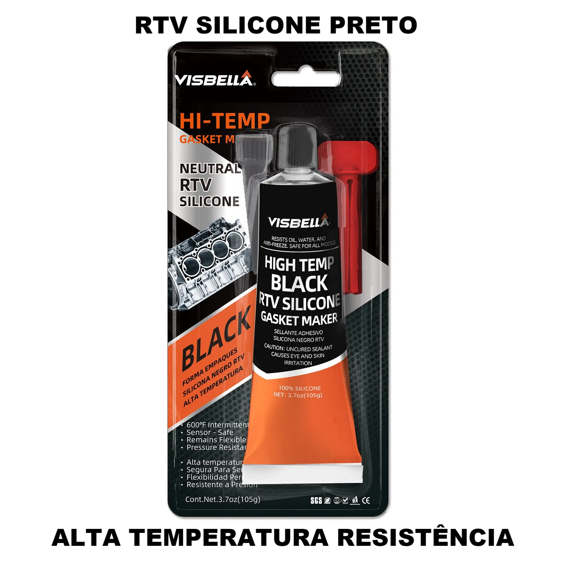 105g RTV Gasket Maker & Push Tool Visbella