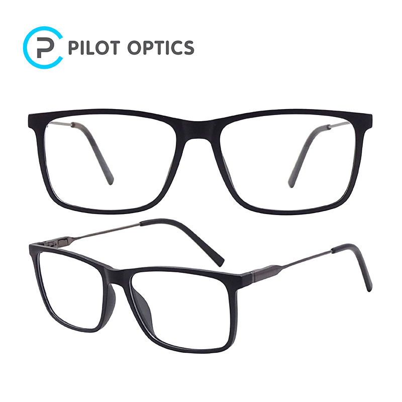 Pilot Optics Classic Square Frames Anti Blue Light Blocking Filter Blocker Computer Gaming Eye Glasses Eyeglasses Frame Optical Frames