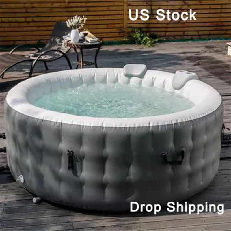 Portable Round Swimming SPA Pool Lazy Outdoor Inflatable Hot Tub SPA Tubs