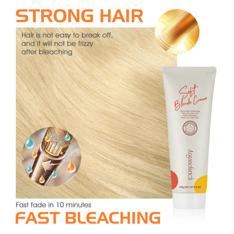 Factory Supply Super Quality Low Ammonia Fast Hair Bleach Mild Hair Lightener Organic Hair Bleaching Cream