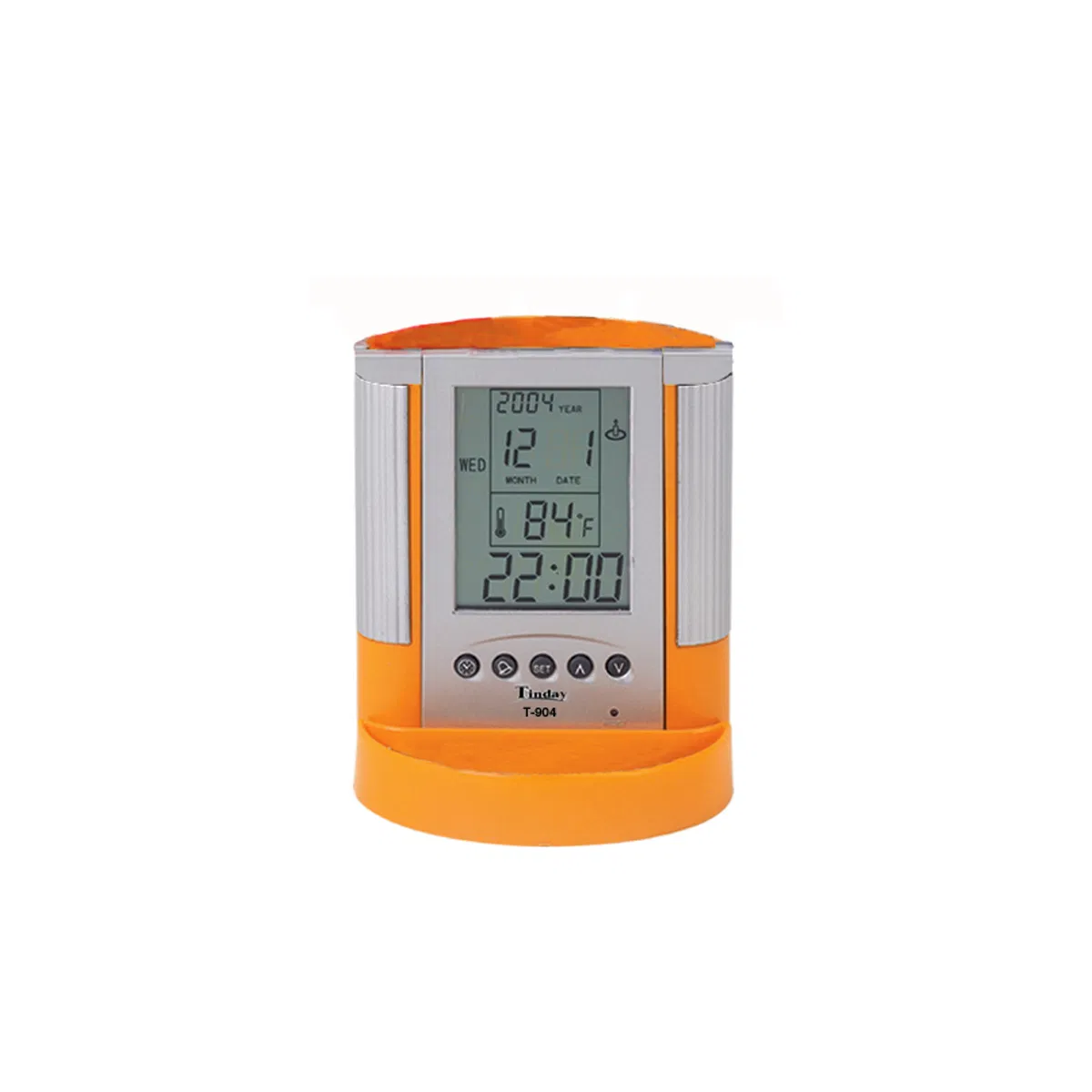 Elegant Smart Alarm Digital Pen Holder Clock for Office Use