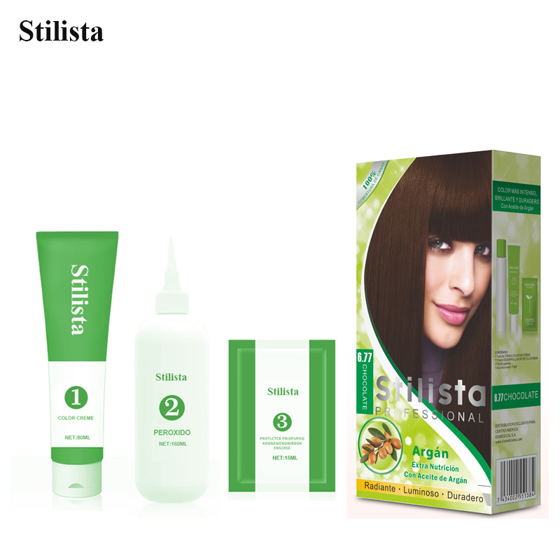 80ml Permanent Hair Dye Cream Home Use Hair Color Kit