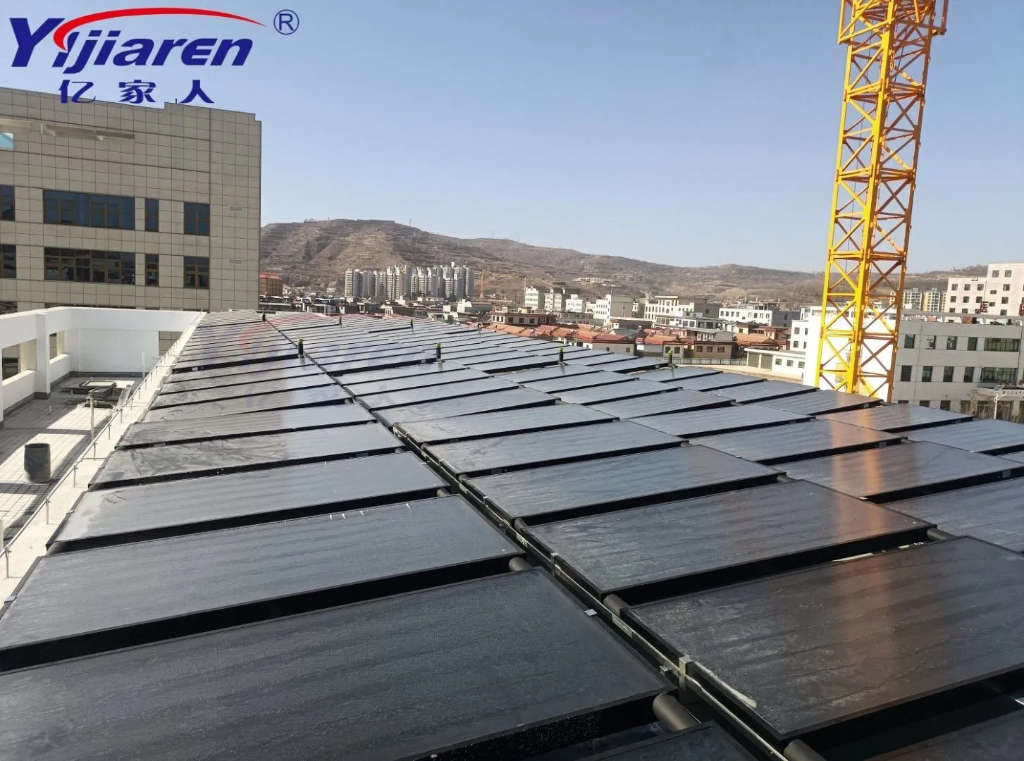 Плоский солнечный водонагреватель для коммерции