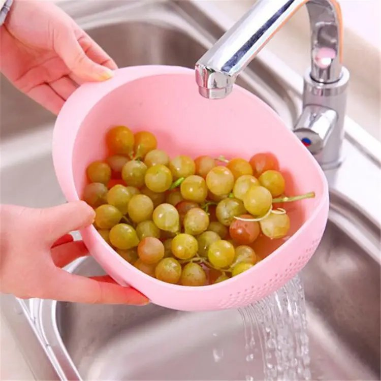 Rice Washing Filter Strainer Basket Colander Sieve Fruit Vegetable Bowl Drainer Cleaning Tools Home Kitchen Kit Kitchen Tool