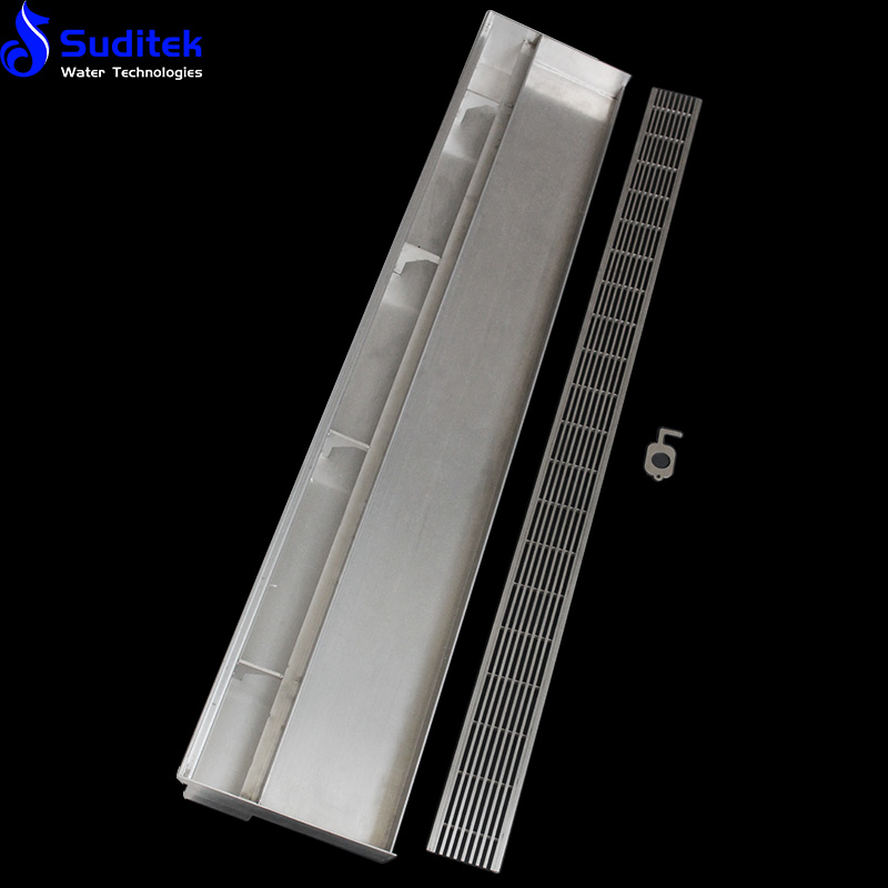 Large Widened Gutter Strip Linear Floor Drain