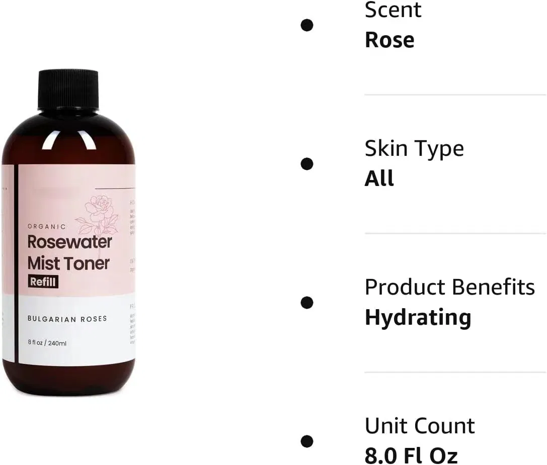 Private Label Face Mist Nourishing Skin Care Acid Clear Anti Acne Facial Toner Spray