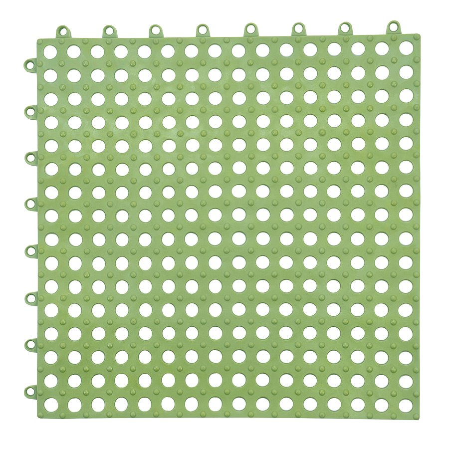 Durable PVC Round Interlocking Floor Mats for Pets