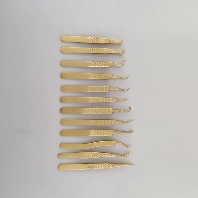 High Precision Volume Eyelash Extension Stainless Steel Tweezers for Eyelashes