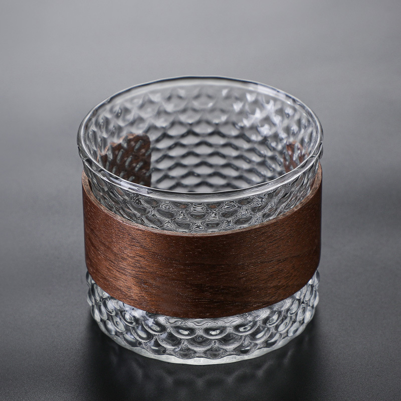 New Design Hammered Wood Ring Heat Resistant Household Cups