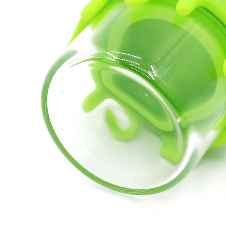 Silicone Container 5ml Spice Storage Cosmetic Balm Airtight Silicone Jar with Flip Top Smoking Accessories