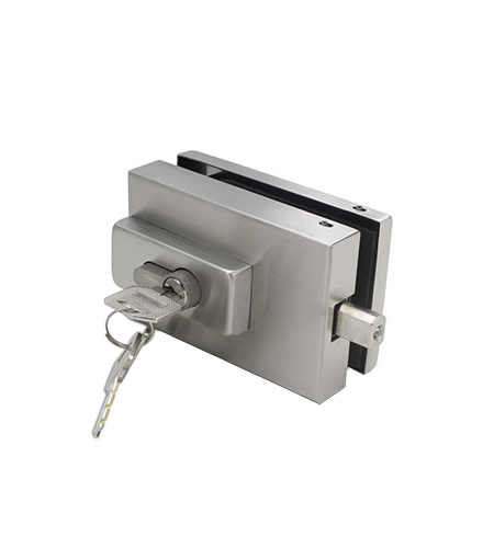 Indoor Sliding Door Accessories Square Lock Glass Door Patch Lock