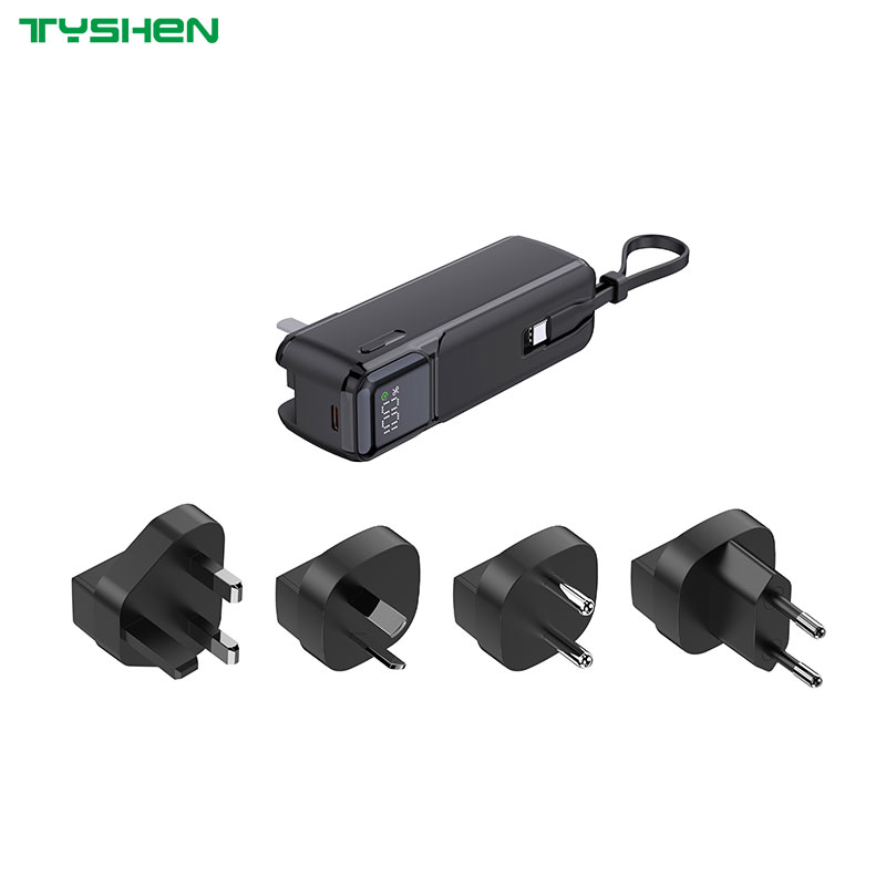 AC Charger Input Power Bank 5000mAh