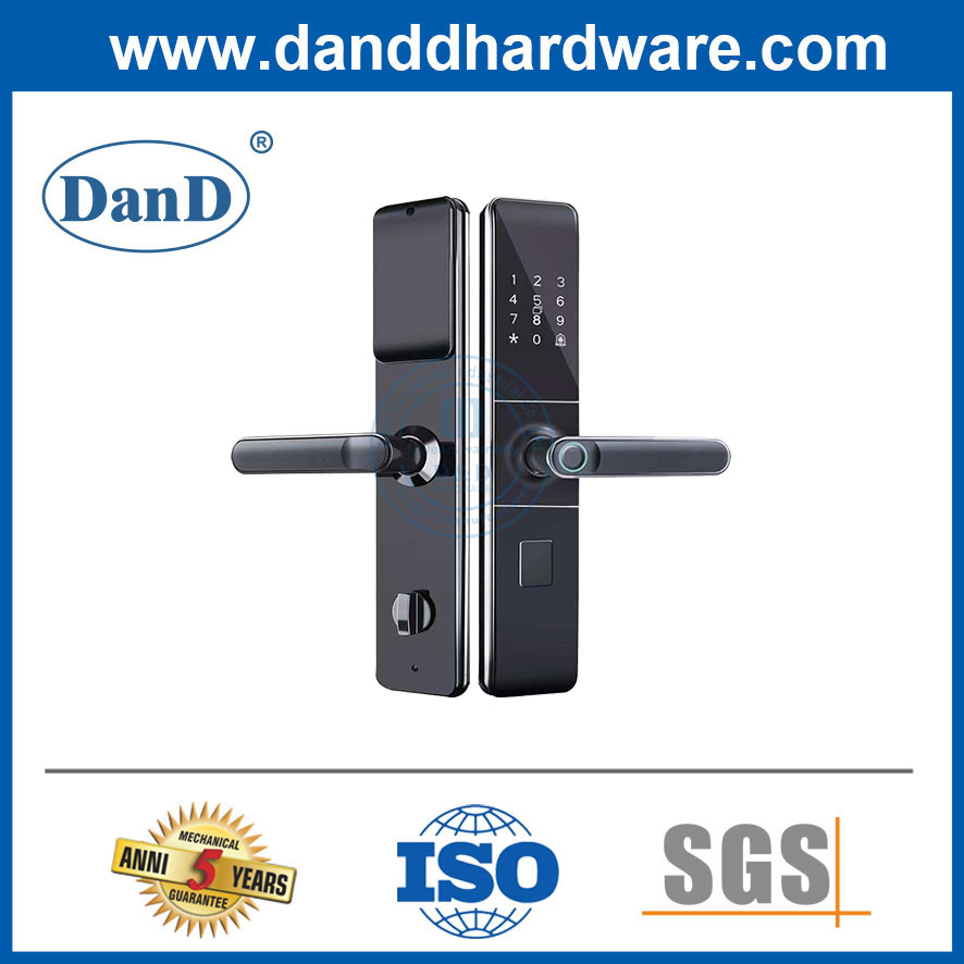 Biometric Unlock Smart Deadbolt Lock Front Door Smart Electronic Handleset for Apartment