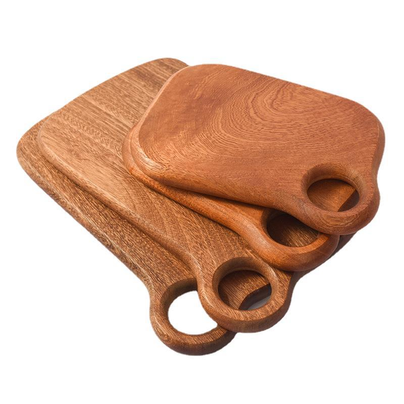 Детская разделочная доска-тарелка из эбенового дерева