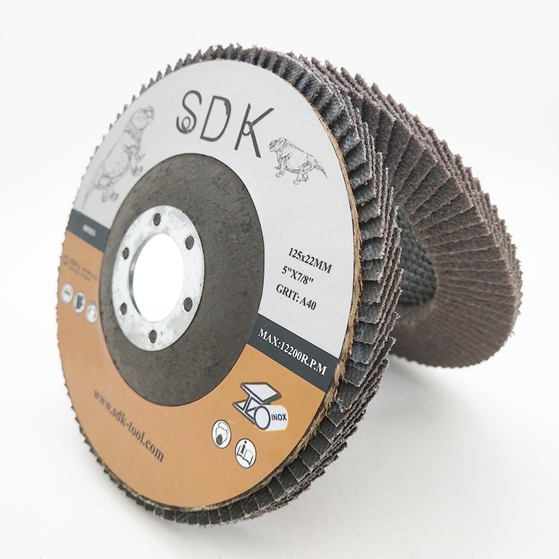5inch 125*22mm Aluminum Oxide Material Flap Wheel for Stainless Steel