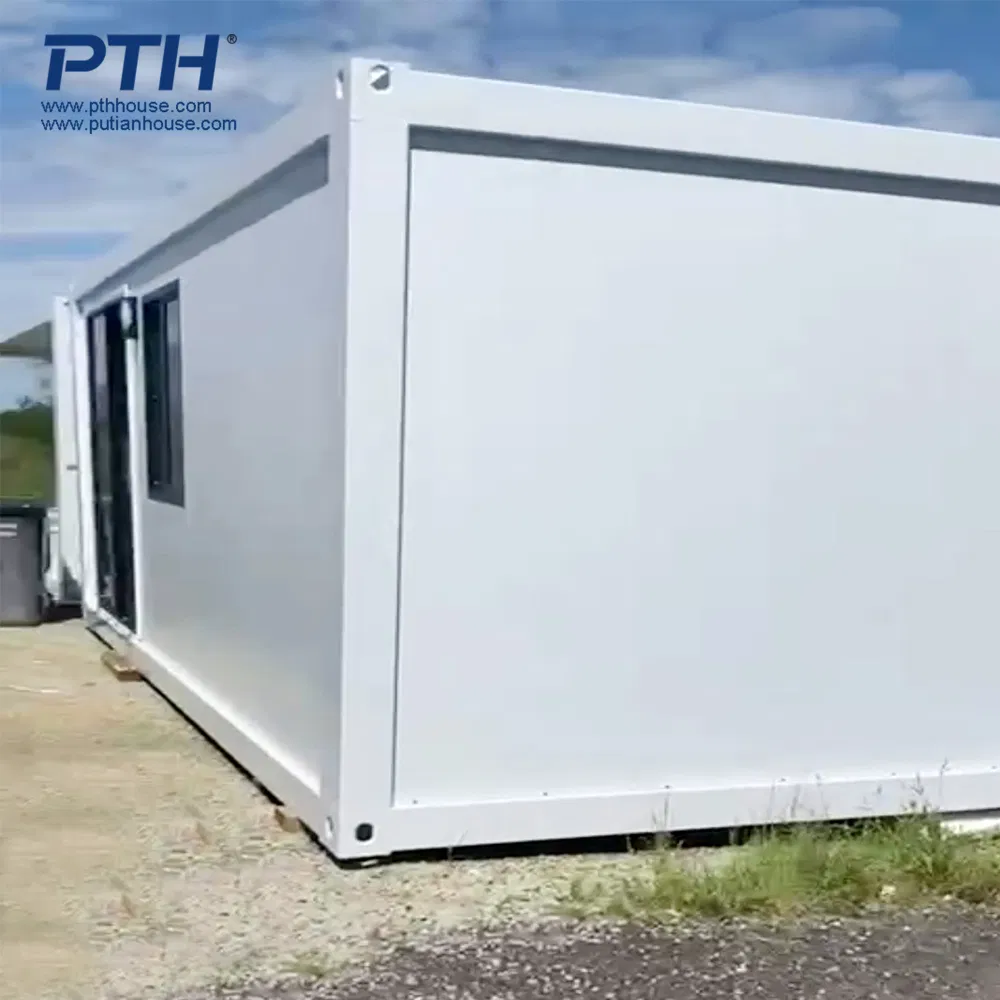 Glass Wall Luxury Modern Living House Prefabricated Flatpack 20 FT Modular Hotel Sandwich Panel Office Container Home Container House Modular Office Classroom