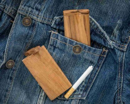 Luxury Smoking Accessories Kit Solid Light Classic Wood Dugout